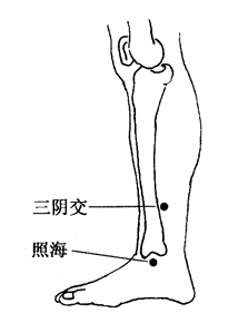图5-1-1三阴交、照海