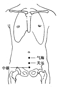 图4-4-2气海、关元、中极